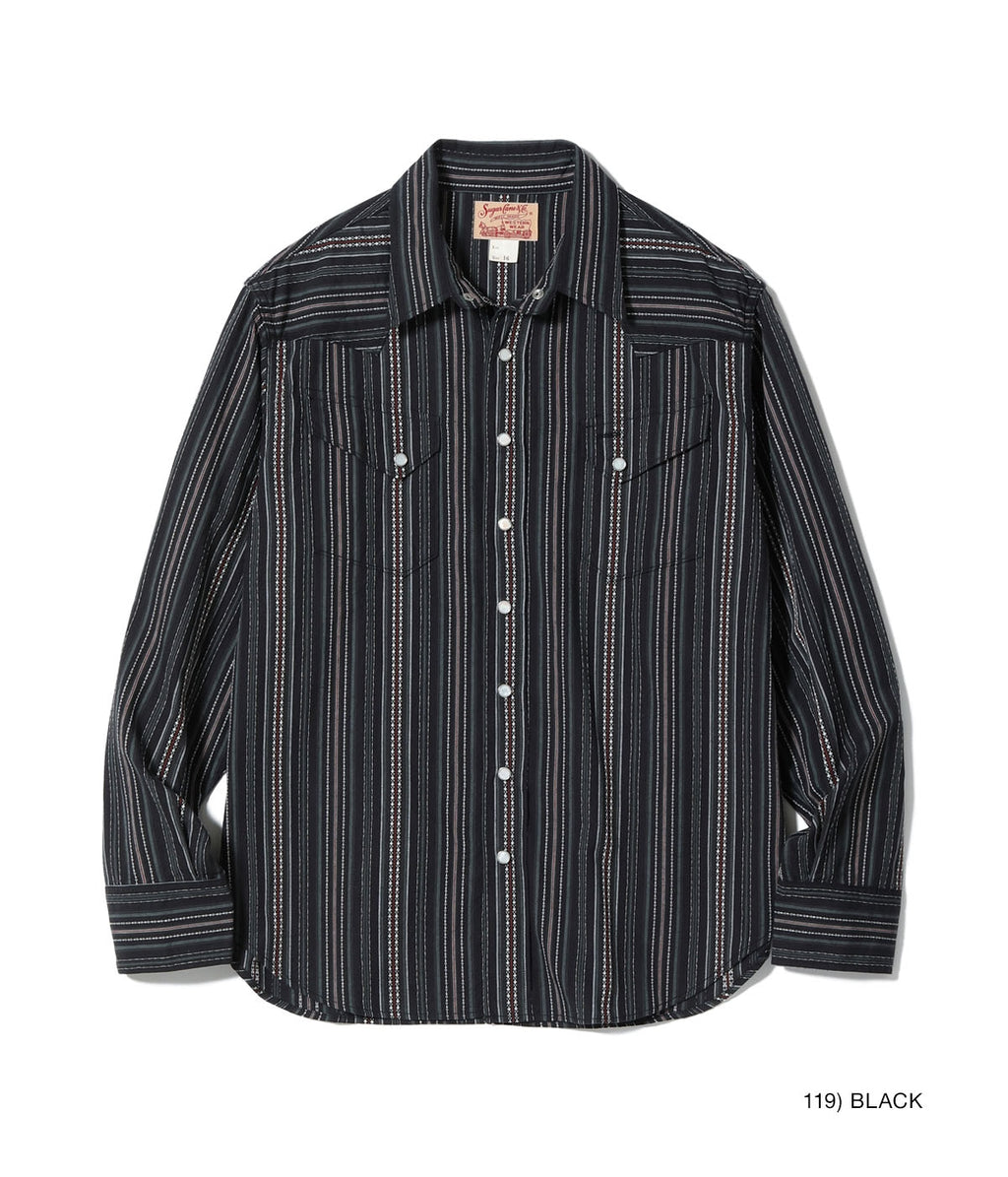 Indigo Dobby Western Shirt