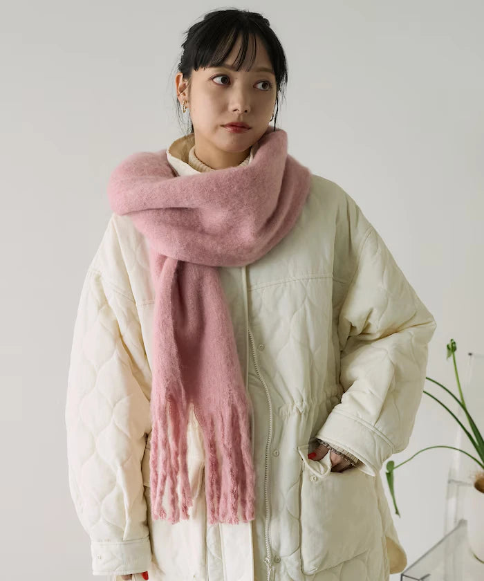 Volume Fringe Scarf