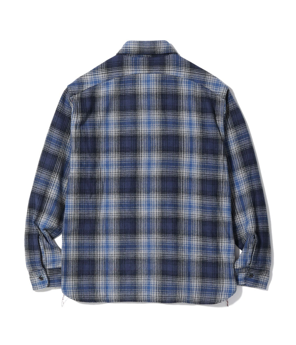FICTION ROMANCE HERRINGBONE TWILL CHECK WORK SHIRT
