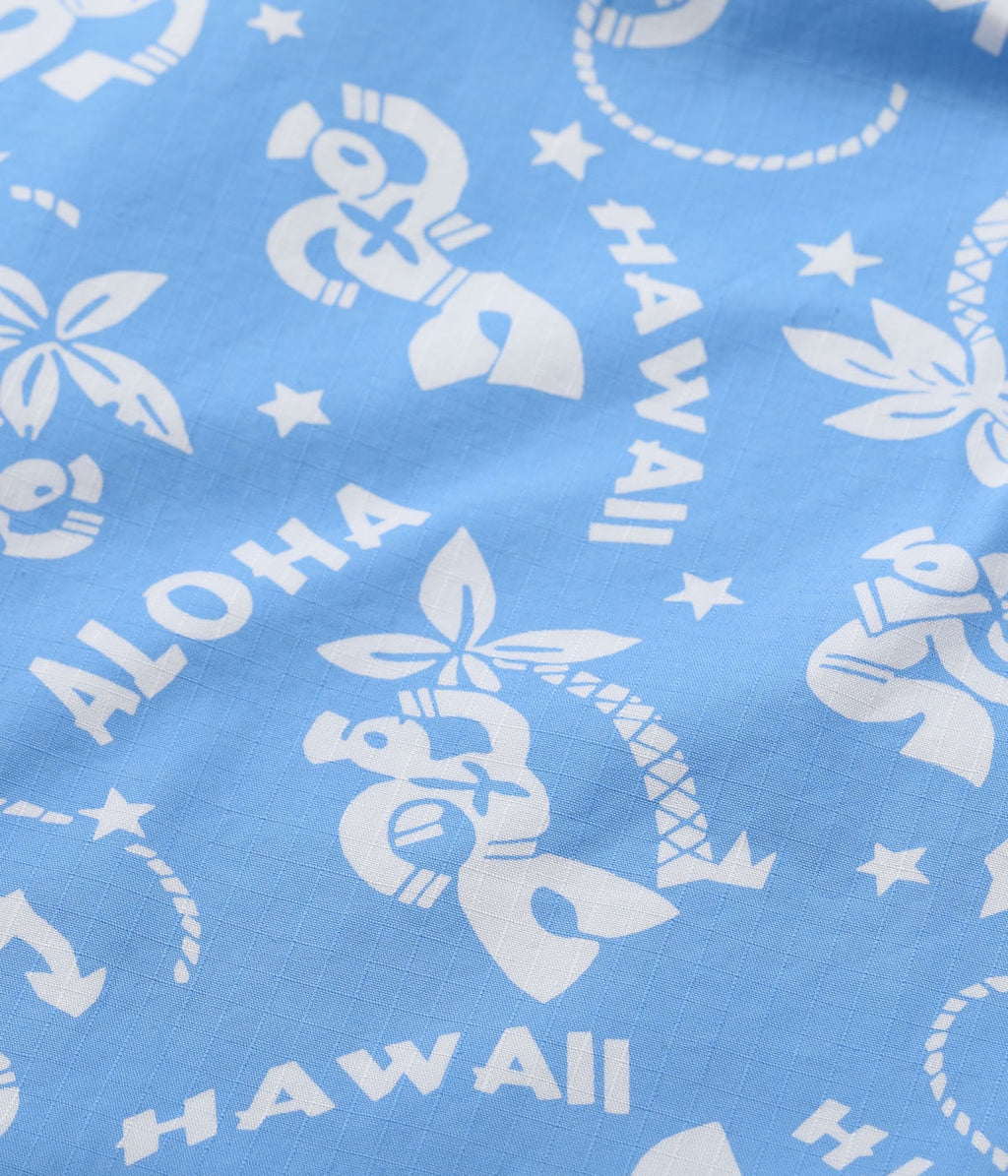 COTTON RIPSTOP OPEN SHIRT “SAILOR MOKU STARS”