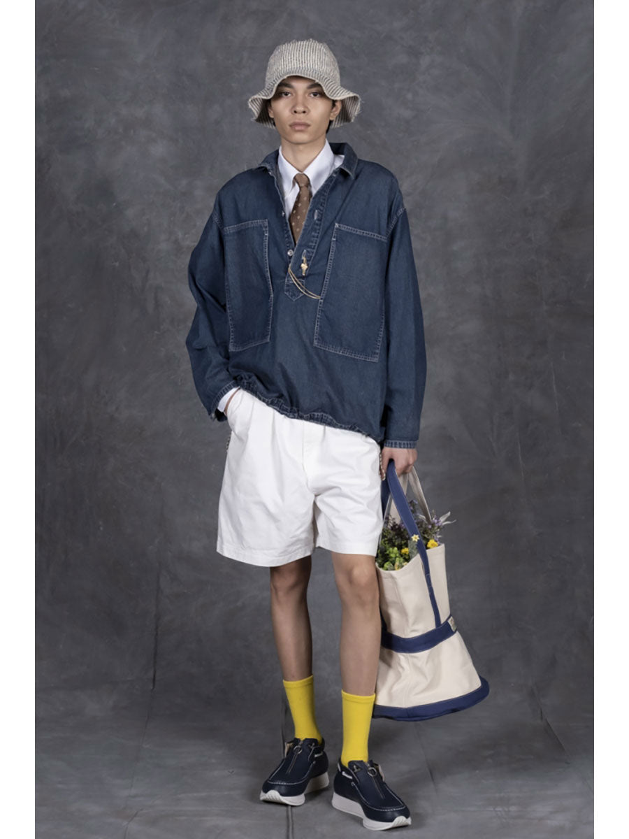 No. 4 Canvas Elephant TOTE BAG_M_