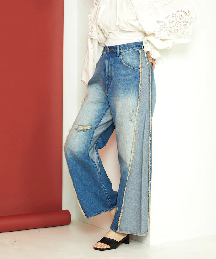 Colorful Curve Denim