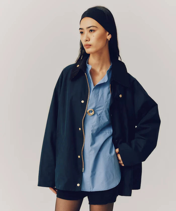 Oversized Long Sleeve Brooch Shirt
