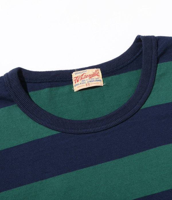 WHITESVILLE 30/2 BORDER T-SHIRT (SHORT SLEEVE)
