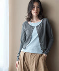 [February 12, 12:00 Release] Layered Set Top / Striped Cardigan & Camisole