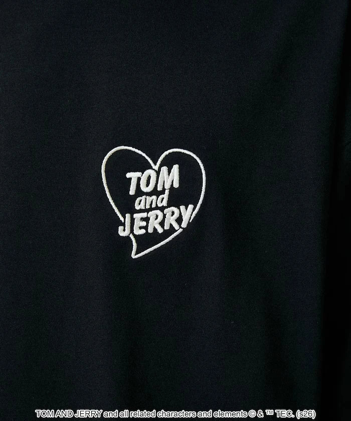 <Functional Material> TOM AND JERRY Heart Graphic T-Shirt Limited Edition