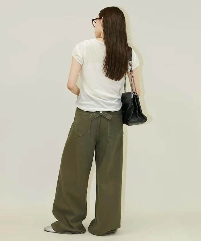 Puff Sleeve Sheer Flocky T-Shirt Limited Edition