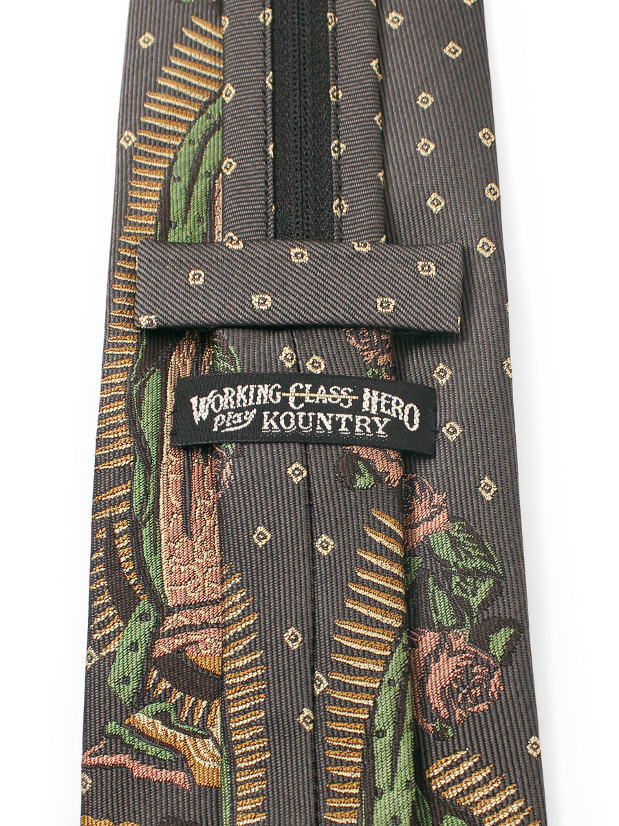 Silk Twill Maria ZIP Tie