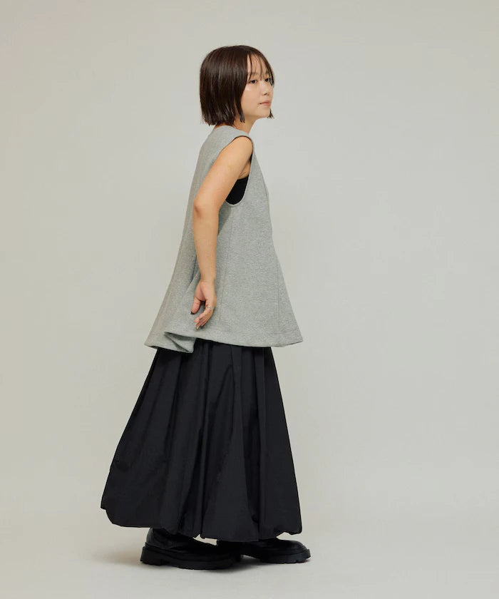 Peplum Silhouette V-Neck Gilet / Vest