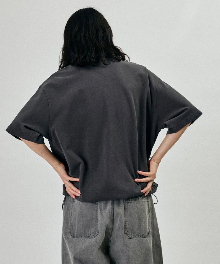 Big Silhouette Spindle Short Sleeve Tech Polo