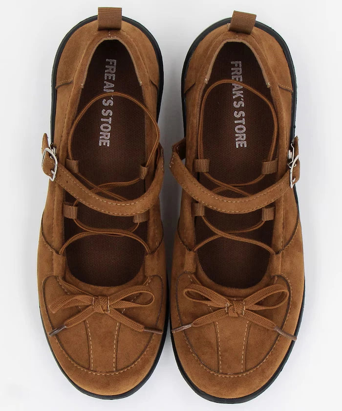 Lace-Up Ballet Shoes
