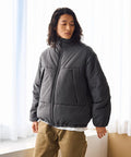 PRIMALOFT PUFF JACKET / Primaloft Stand Collar Puff Jacket / Insulated Blouson