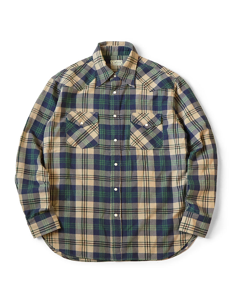 Columbia Check Husky Western Shirt