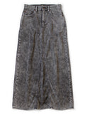 14W Corduroy Pencil Skirt (Dirty Dyed)