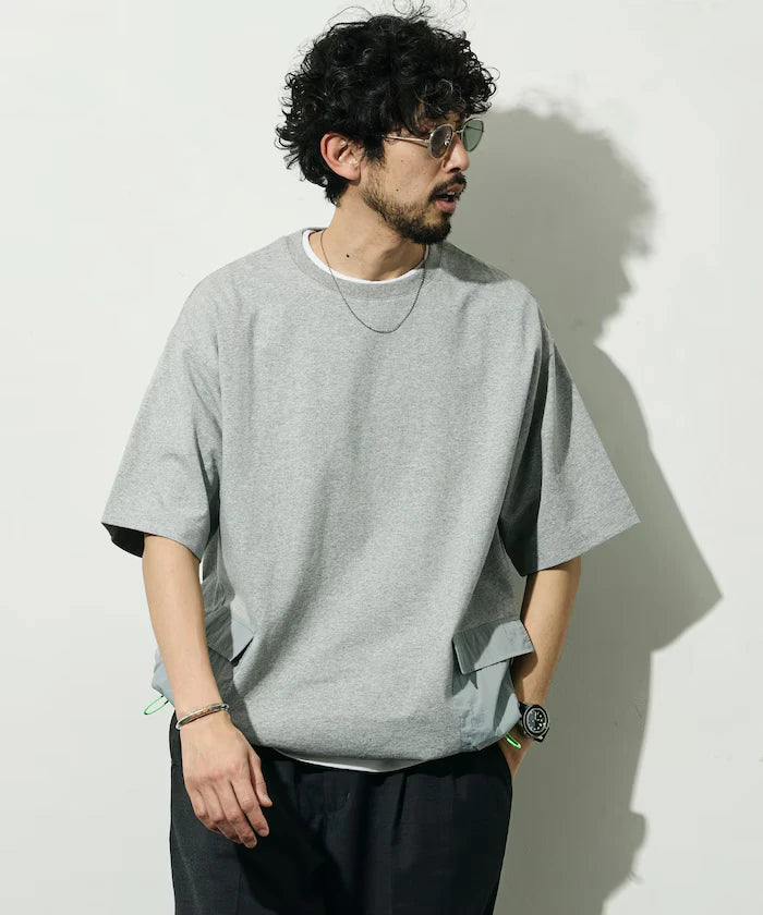 6 Ounce Side Pocket Spindle Short Sleeve T-Shirt / Big Silhouette
