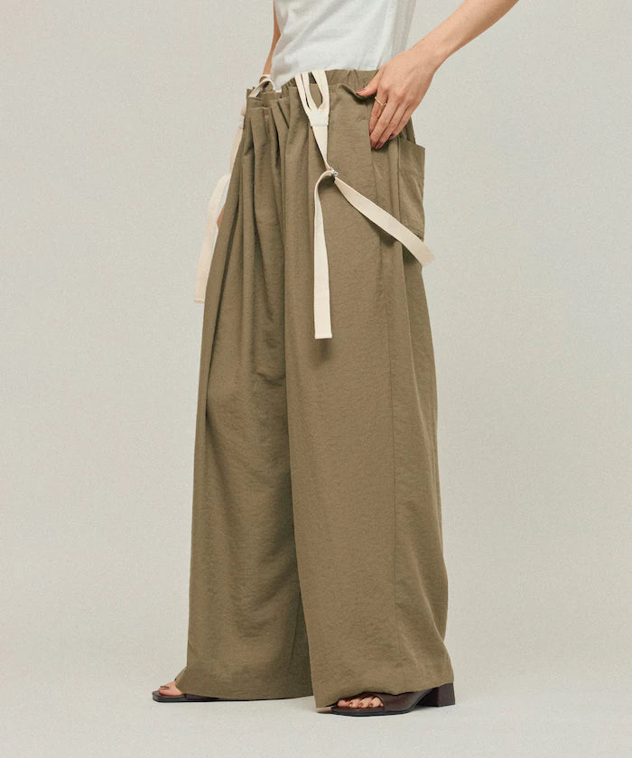 2WAY Suspender Pants / Wide Easy Pants