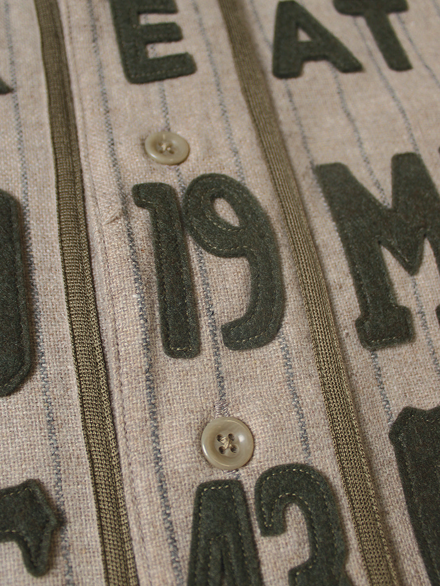Wool Stripe (Thick) GREAT WOMEN Baseball Lo...