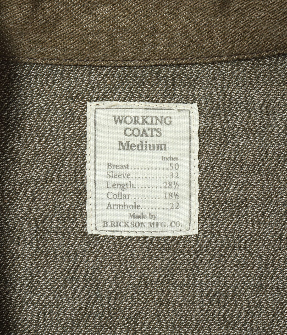 U.S. ARMY BROWN DENIM PULLOVER JACKET