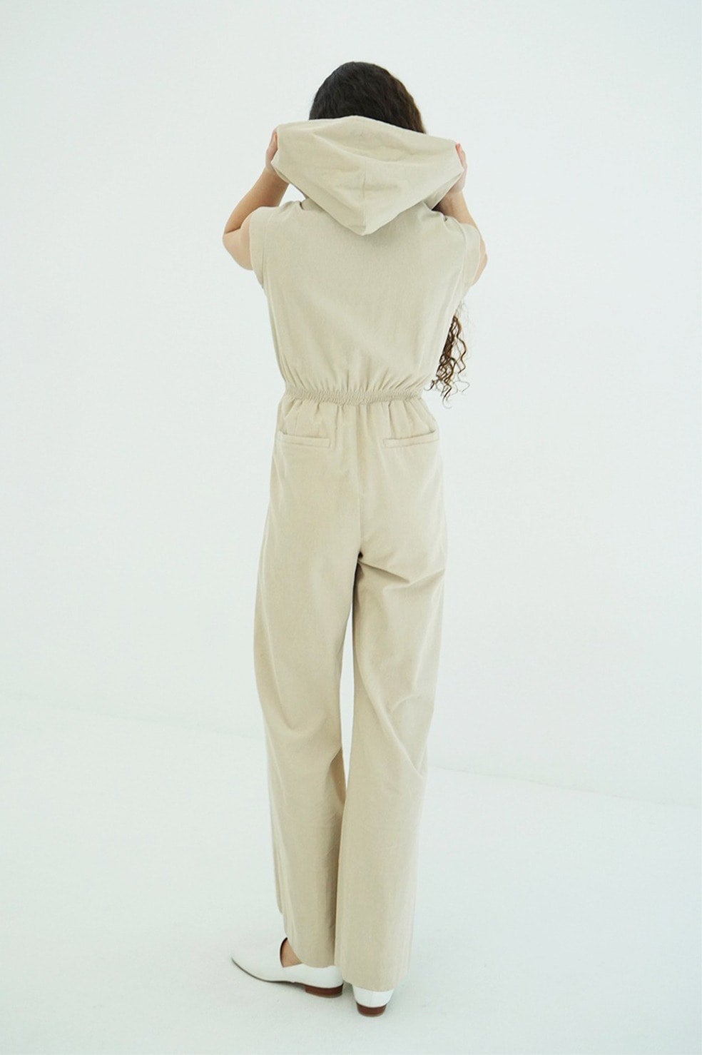 CORDUROY HOODED ALL IN ONE