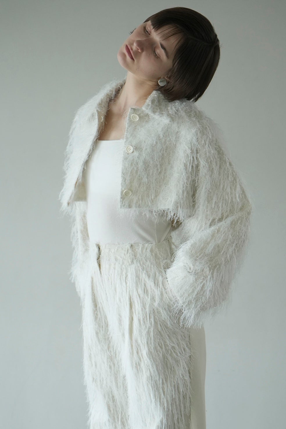 FRINGE SHORT JACKET