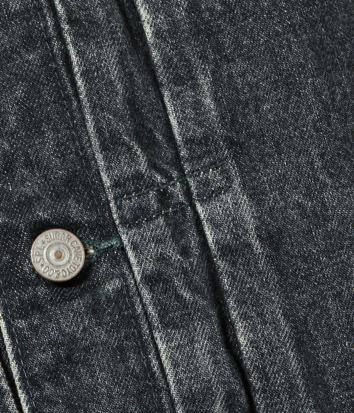 14.25oz. BLACK DENIM JACKET 1953 AGED MODEL