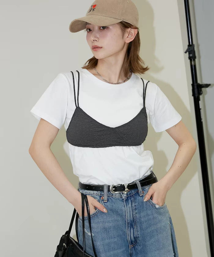 <Set Item> Chibi Bra Set T-Shirt Limited Release