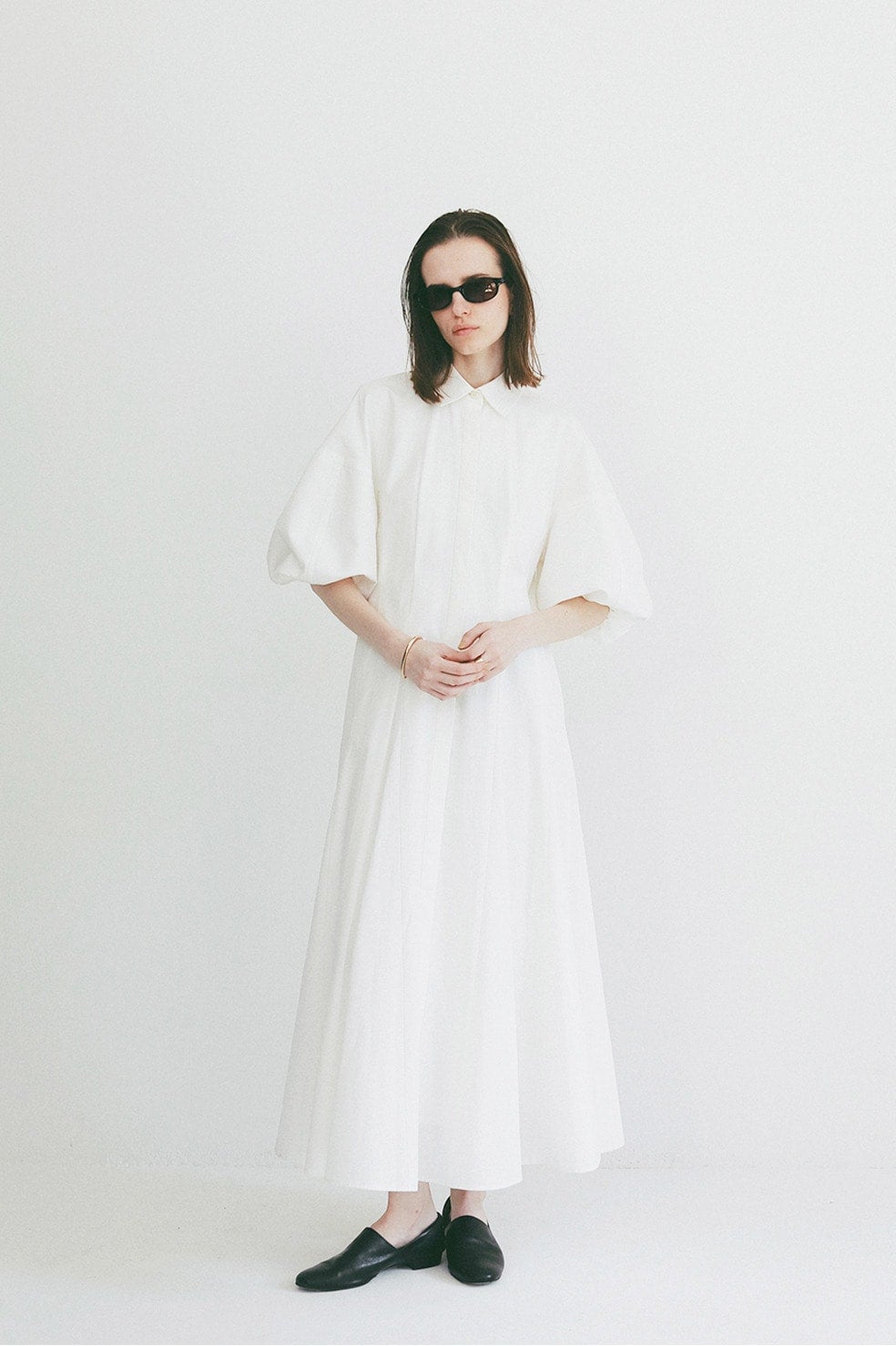FORM SLEEVE PANEL LINE SHIRT ONEPIECE