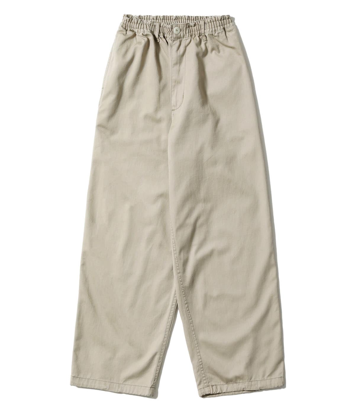 MODUCT COTTON TWILL SCRAB PANTS with STENCIL PRINT AGING MODEL