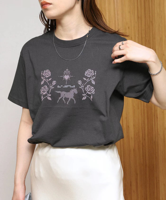 Organic Cotton Dot Graphic T-Shirt