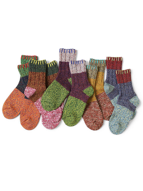 56 Pcs Wool Gogh Tweed HOBO Stitch Socks