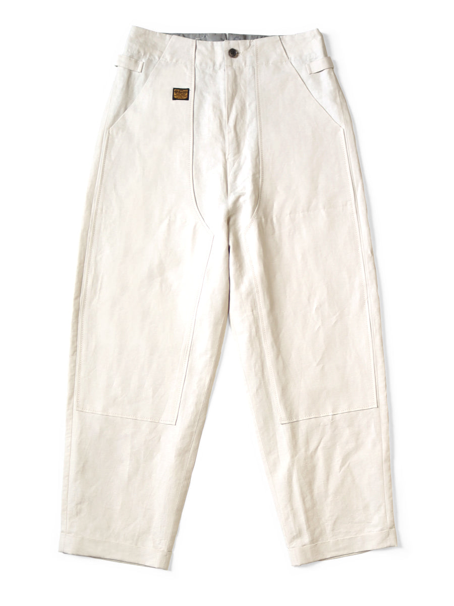 Cotton Linen Herringbone Lumber Suit Pants