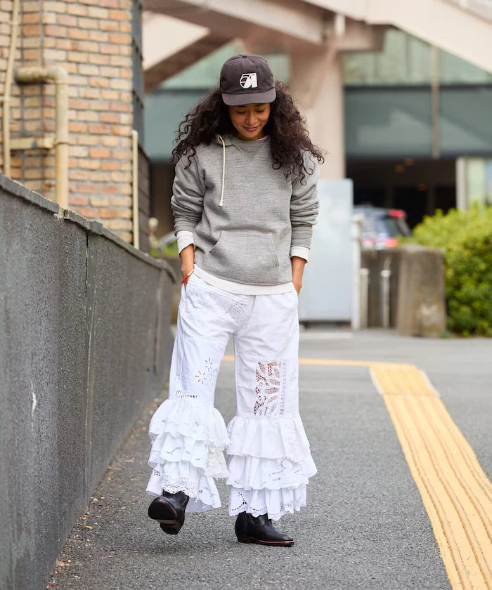 vintage lace tablecloth remake easy pants