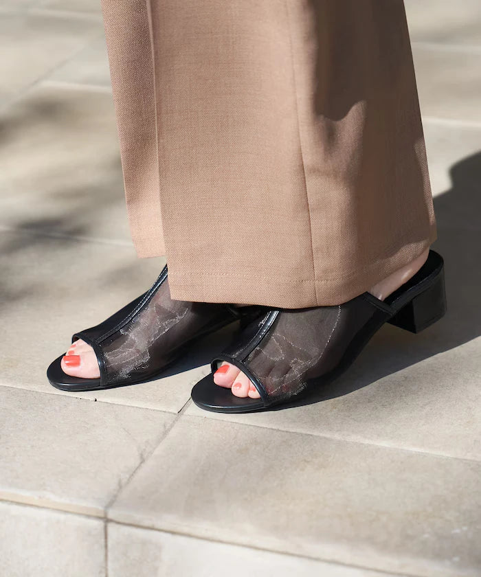 Sheer Mesh Sandal