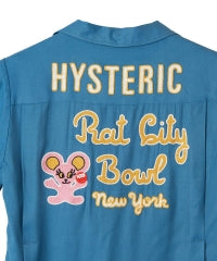 RAT CITY BOWL Embroidered Bowling Shirt