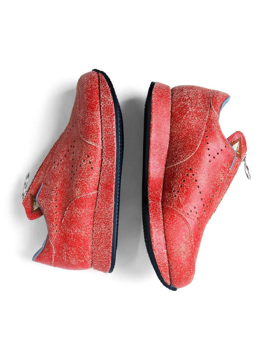 Cracked Leather Sparrow Sneakers