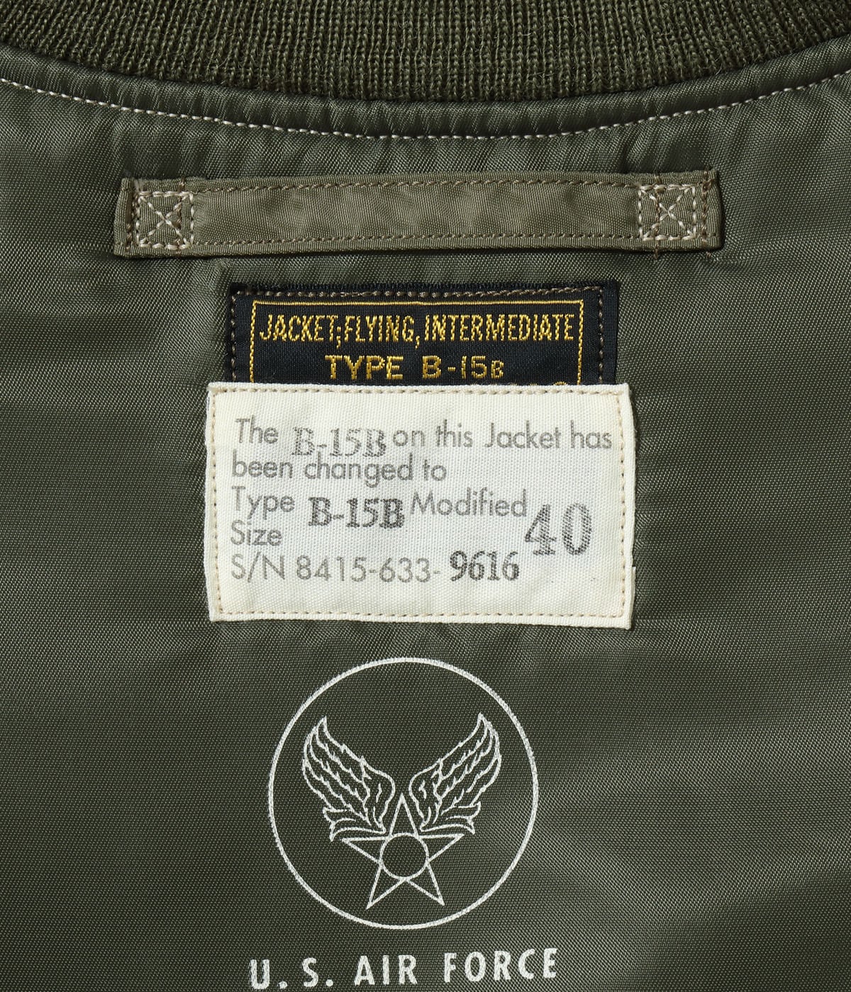 Type B-15B(MOD.) ���B.RICKSON MFG.CO.���