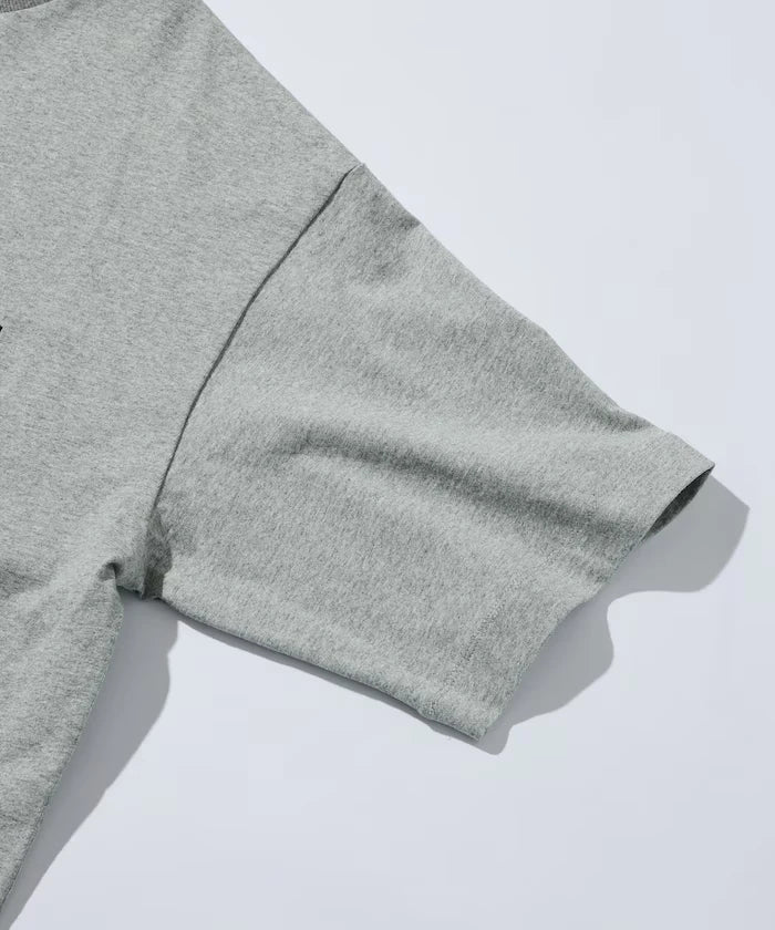 6oz Front Logo Embroidery Crew Neck T-Shirt / Back Print T-Shirt PRINT LEFT CHEST EMBROIDERY BOX FIRST