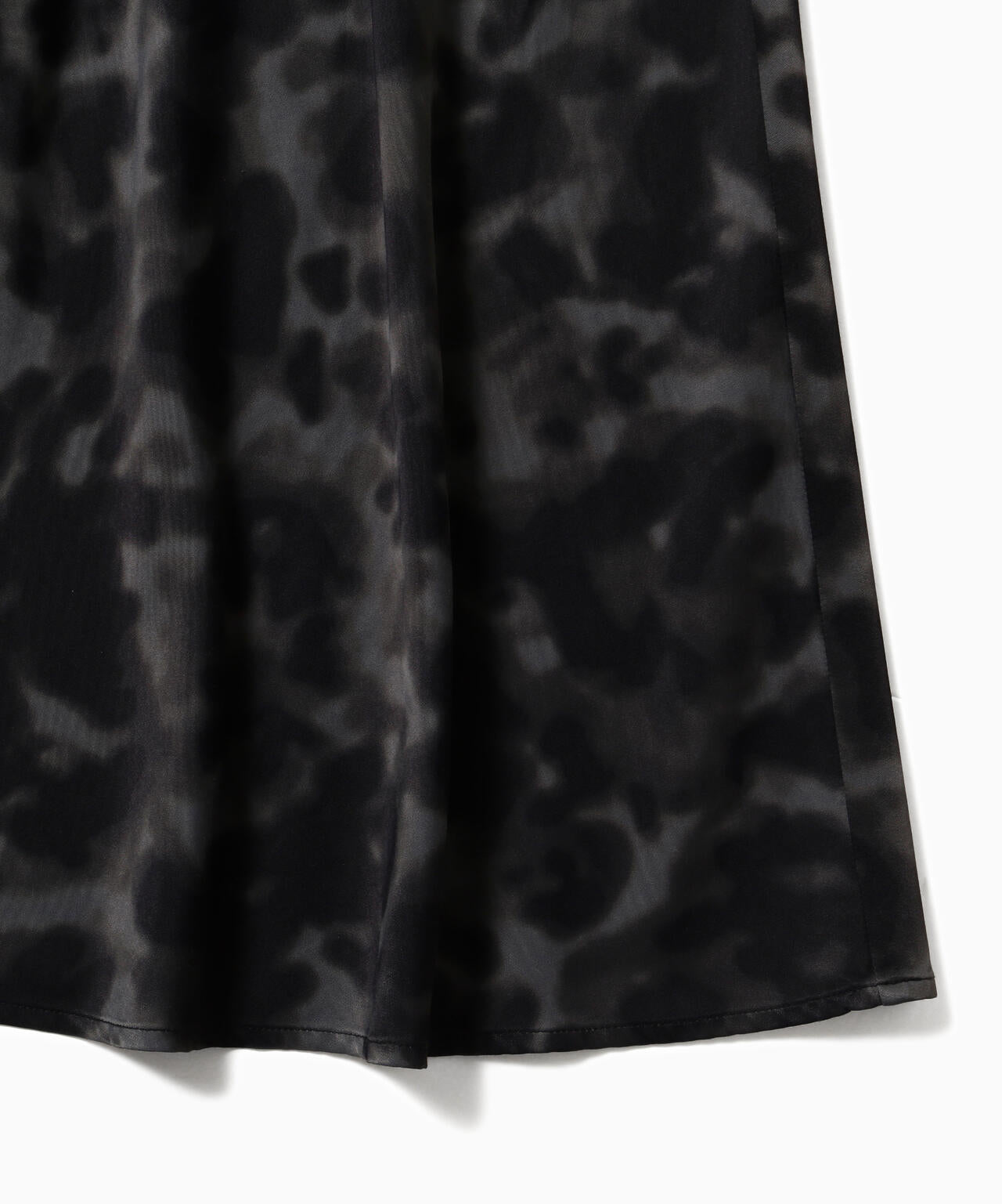 printed satin skirt (W)