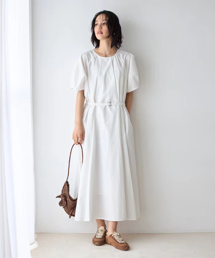 Balloon Sleeve 2WAY Dress / 5 Minute Sleeve