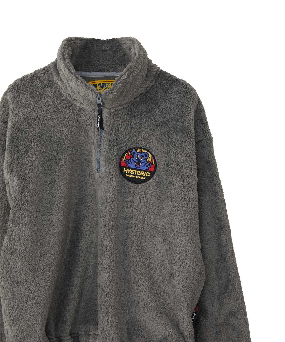BURNING SOUNDS Patch Half Zip Sweat