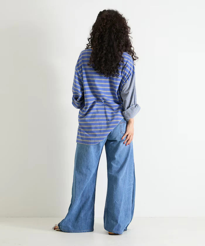 Vintage Remake Tuck Denim Pants