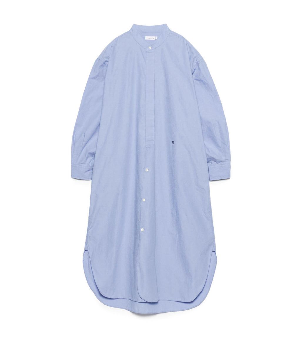 Band Collar Wind Shirt Dress