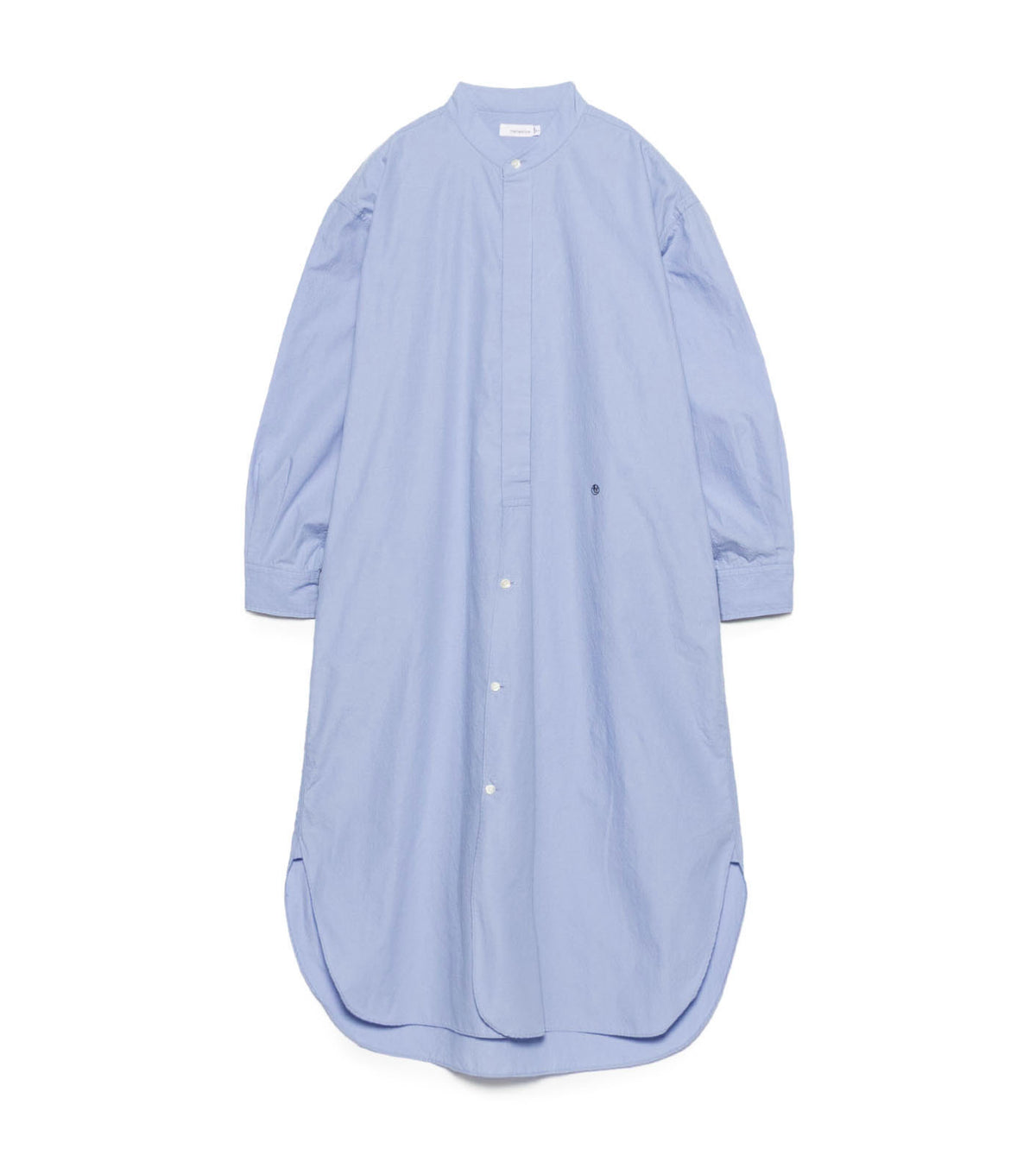Band Collar Wind Shirt Dress