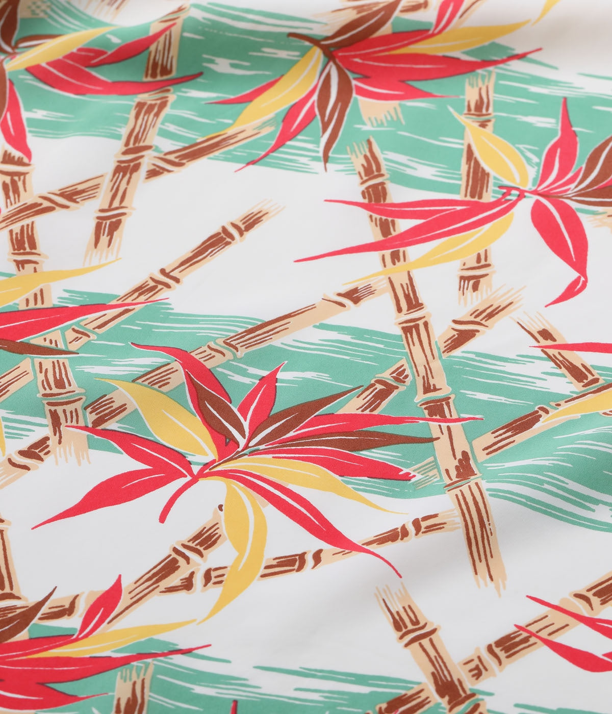 Rayon Hawaiian Shirt 'Bamboo Grasslands'