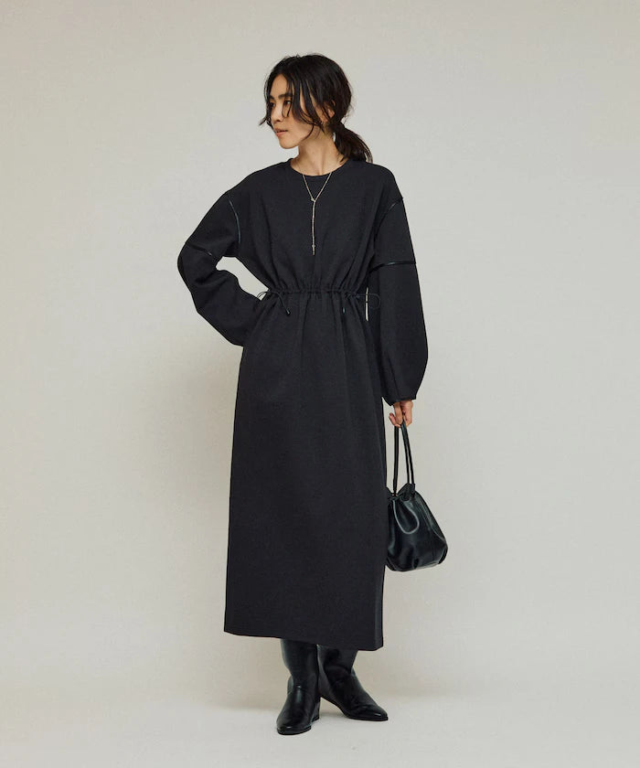 Cocoon Sleeve Damboru Sweat One-Piece / Spindle