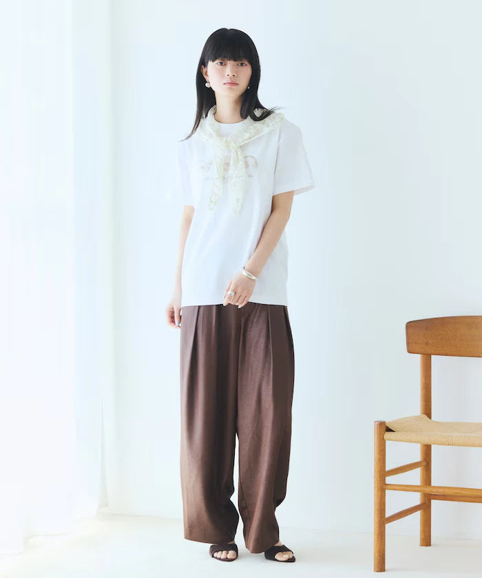 Comfortable Shell Print Crew Neck T-Shirt