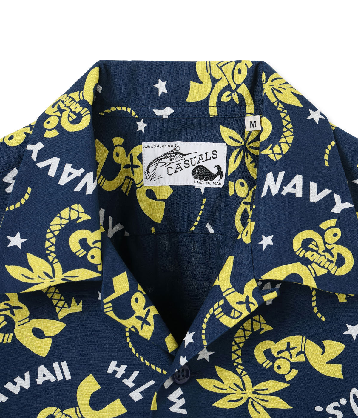 COTTON RIPSTOP OPEN SHIRT “SAILOR MOKU STARS”