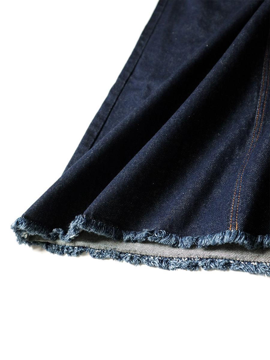 13oz Denim High-Waisted Maxi Skirt