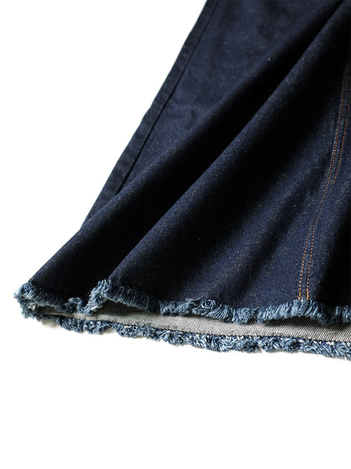 13oz Denim High-Waisted Maxi Skirt