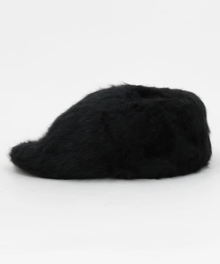 Fake Fur Newsboy Cap
